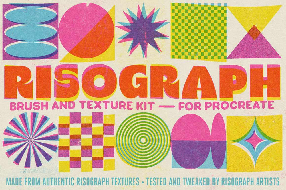 The 5 Best Risograph Procreate Brush Sets