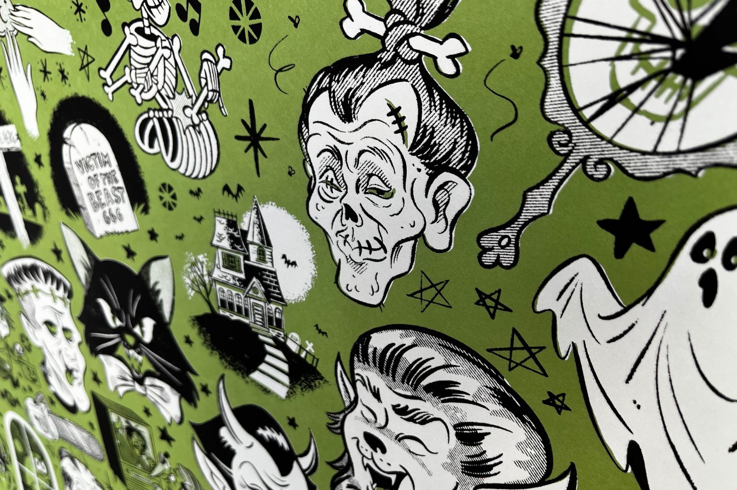 Fright Fall Fright-Fall Fifth Anniversary Poster | RetroSupply Co.