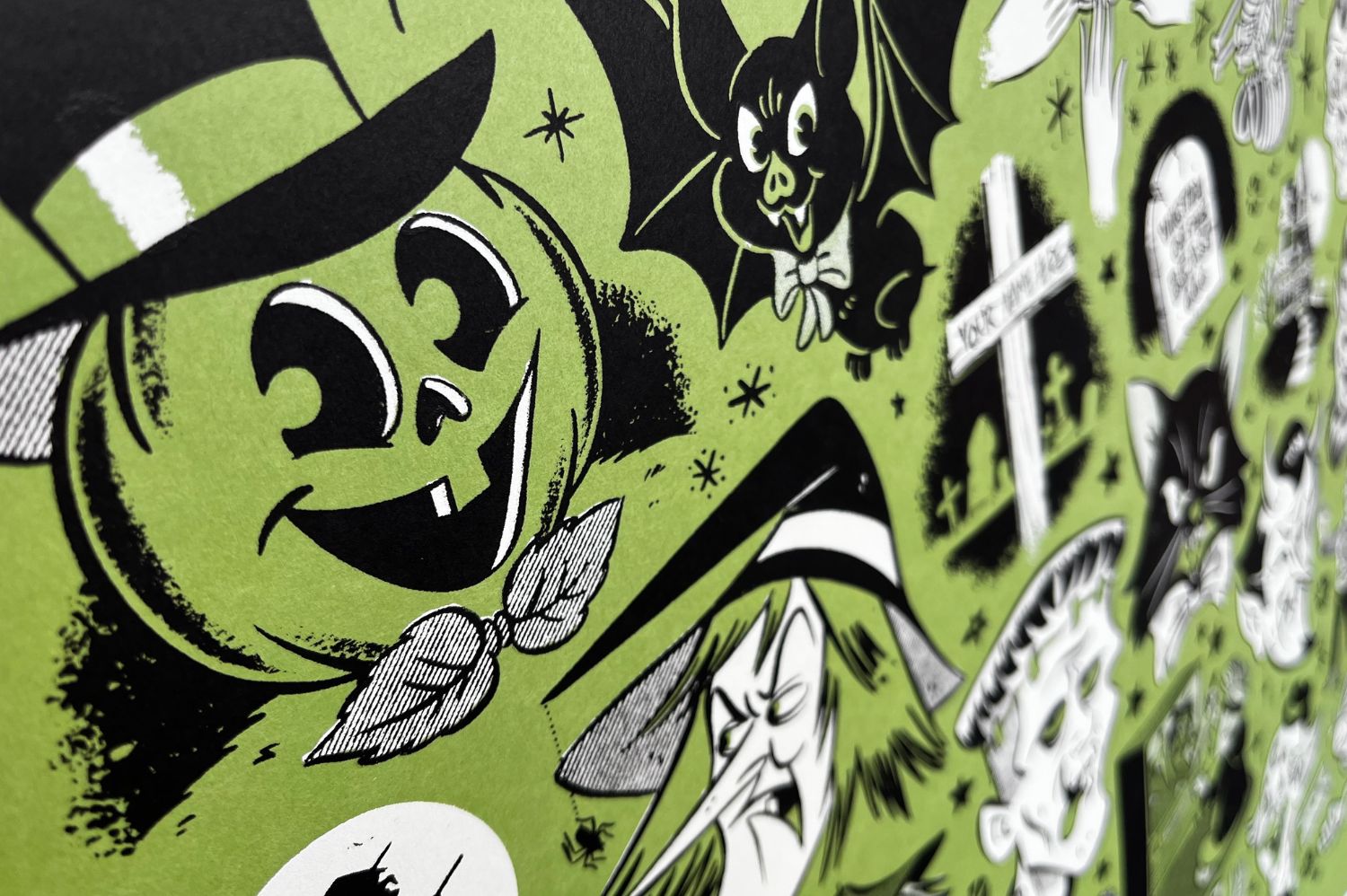 Fright Fall Fright-Fall Fifth Anniversary Poster | RetroSupply Co.