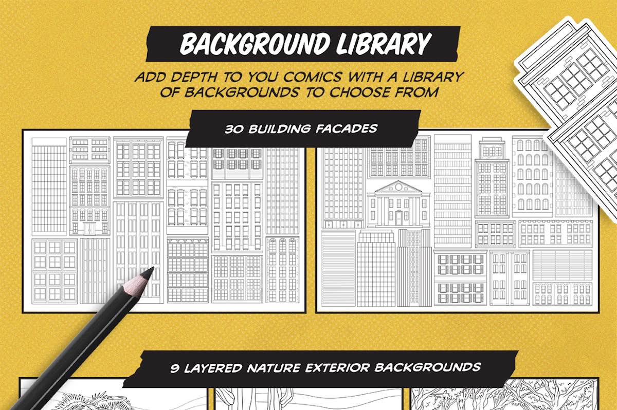 The Amazing Comic World Builder for Procreate