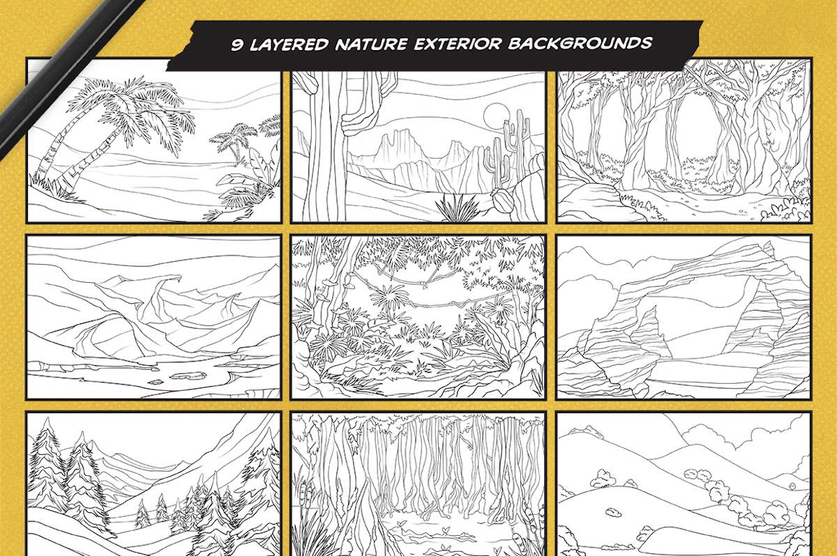 The Amazing Comic World Builder for Procreate