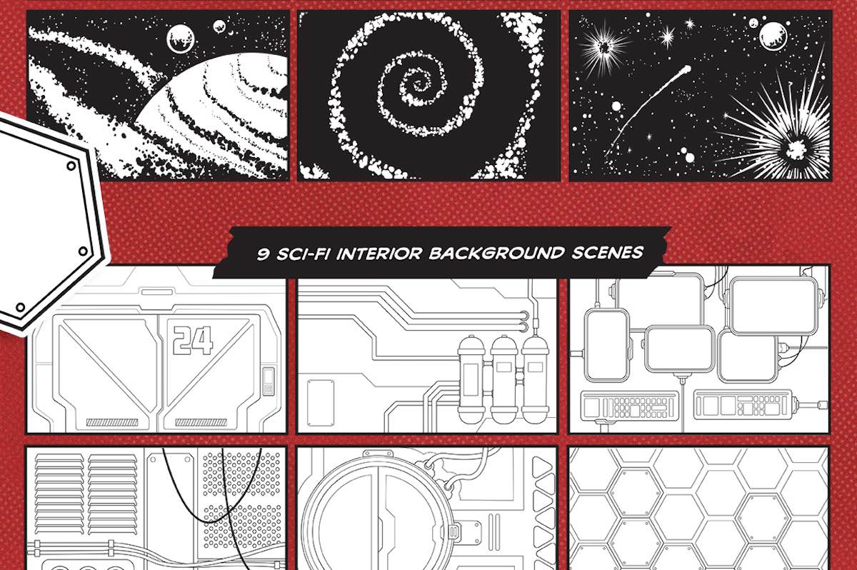 The Amazing Comic World Builder for Procreate