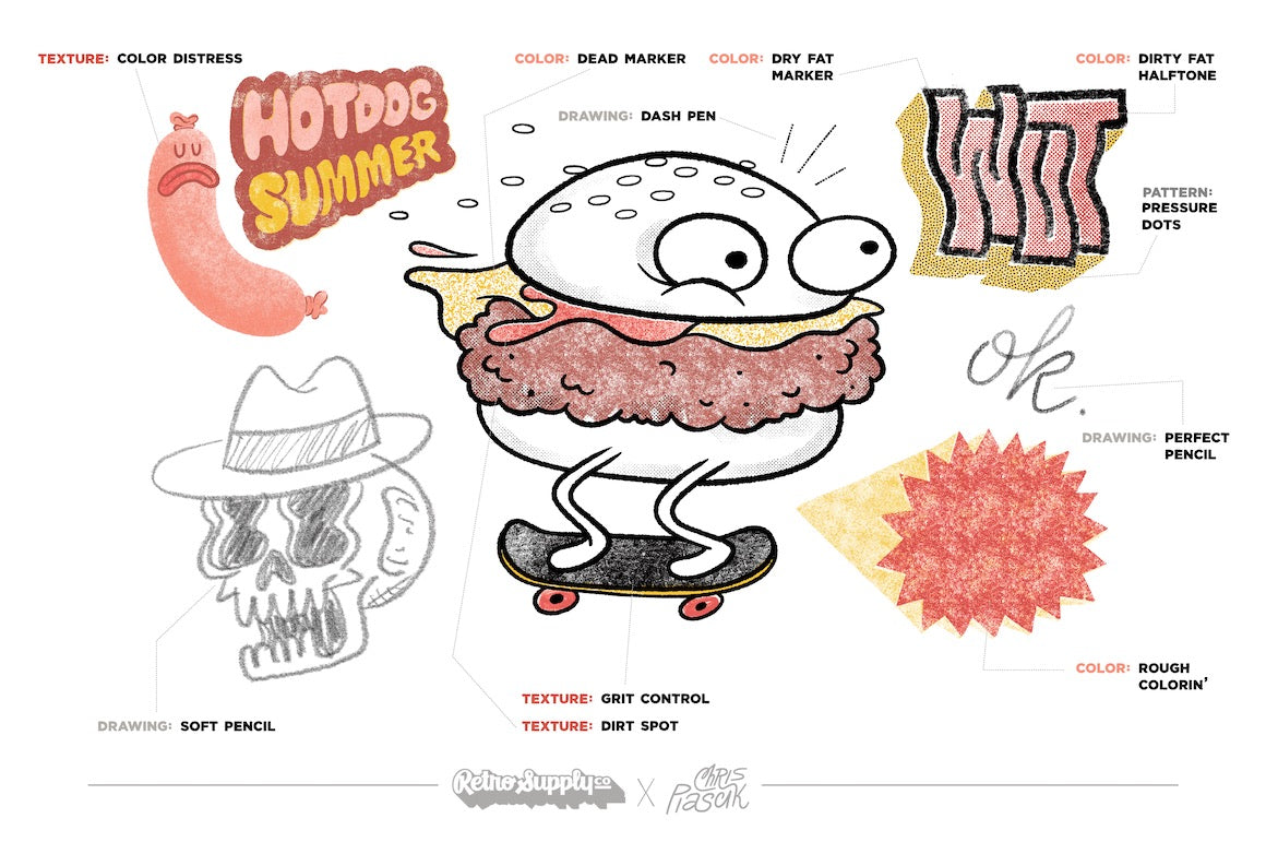 The Chris Piascik Pack for Photoshop & Fresco