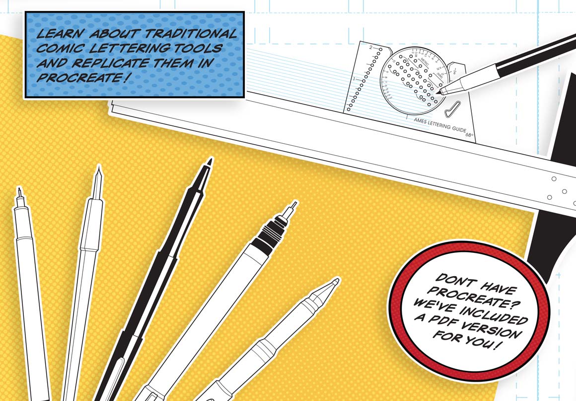 Comic Lettering Masterclass for Procreate | RetroSupply Co.