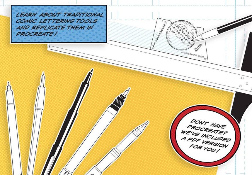Comic Lettering Masterclass for Procreate | RetroSupply Co.