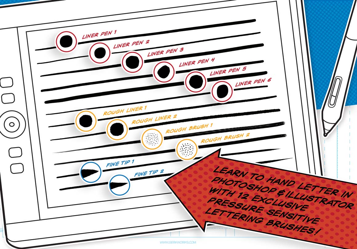 Comic Lettering Masterclass for Photoshop and Illustrator