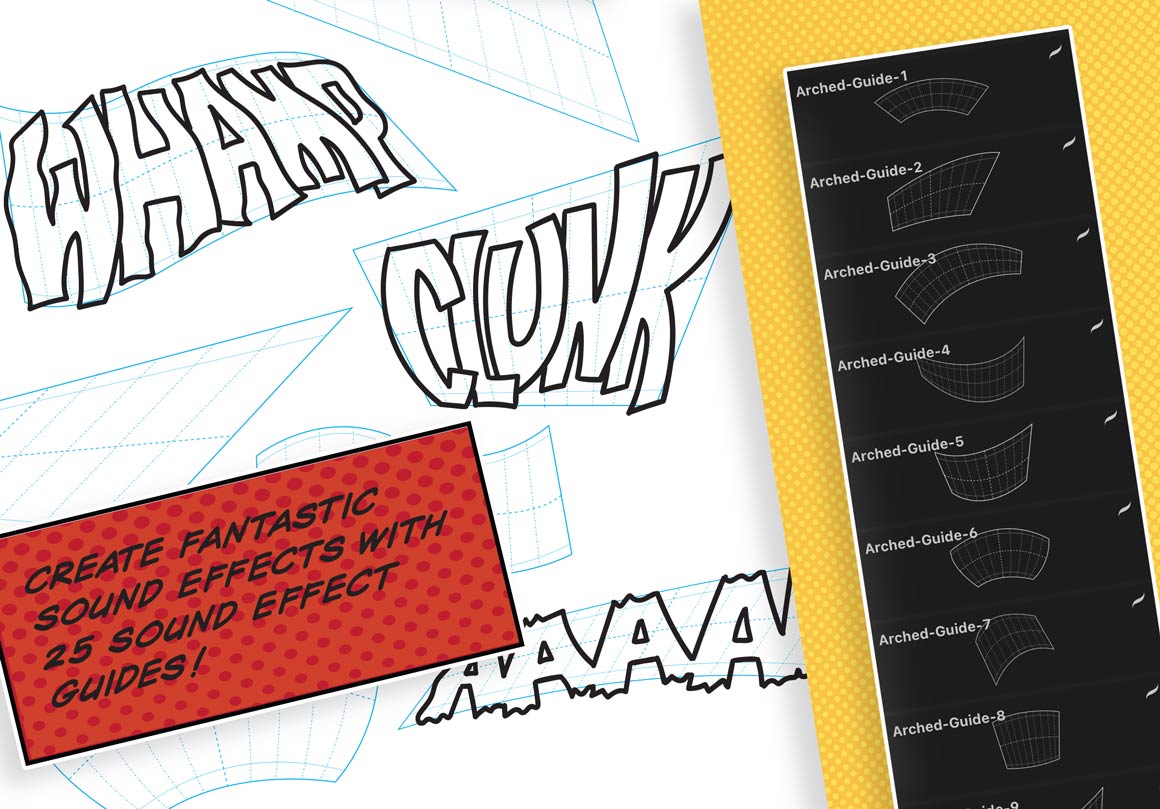 Hyperventilating Comic Lettering Comic Lettering Masterclass for Procreate | RetroSupply Co.