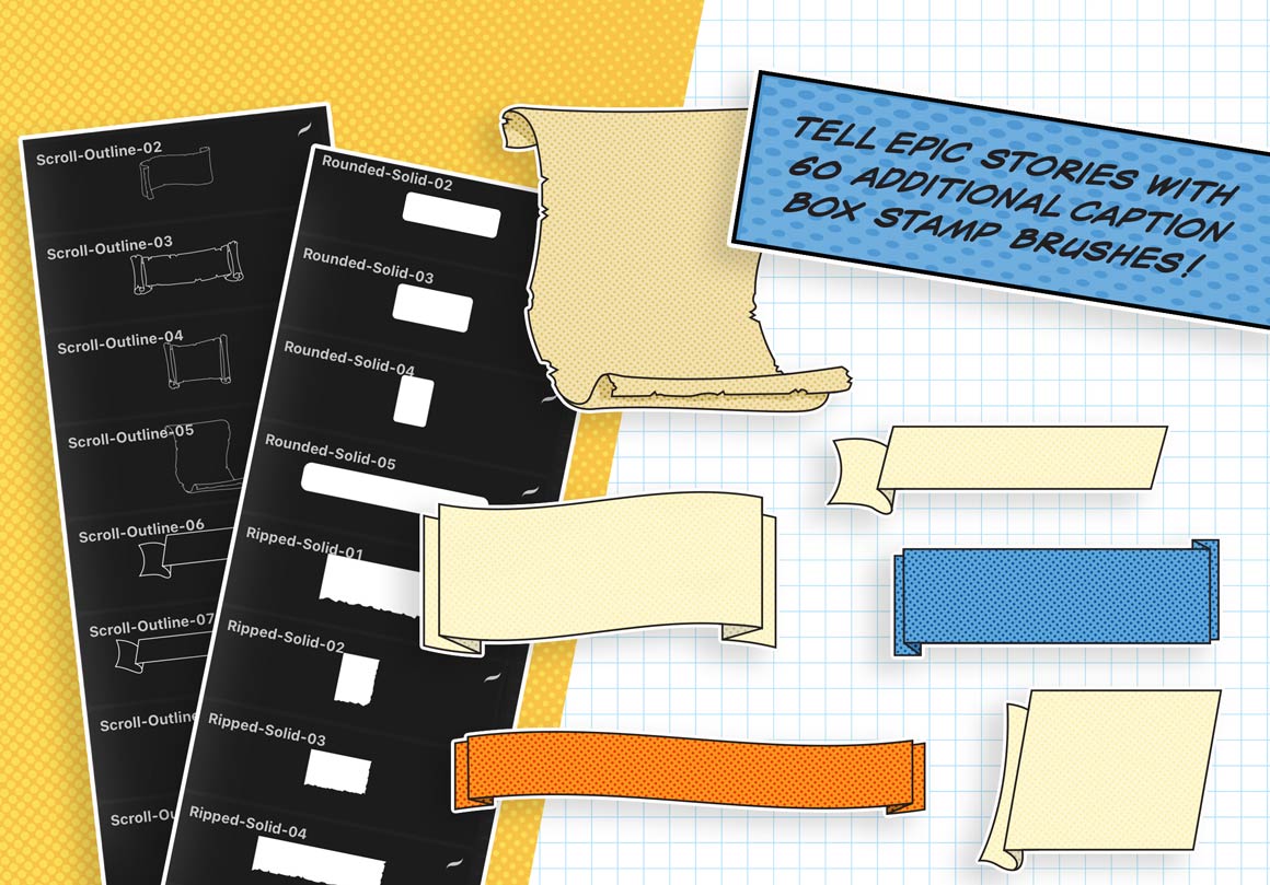 384 Lettering Comic Lettering Masterclass for Procreate | RetroSupply Co.