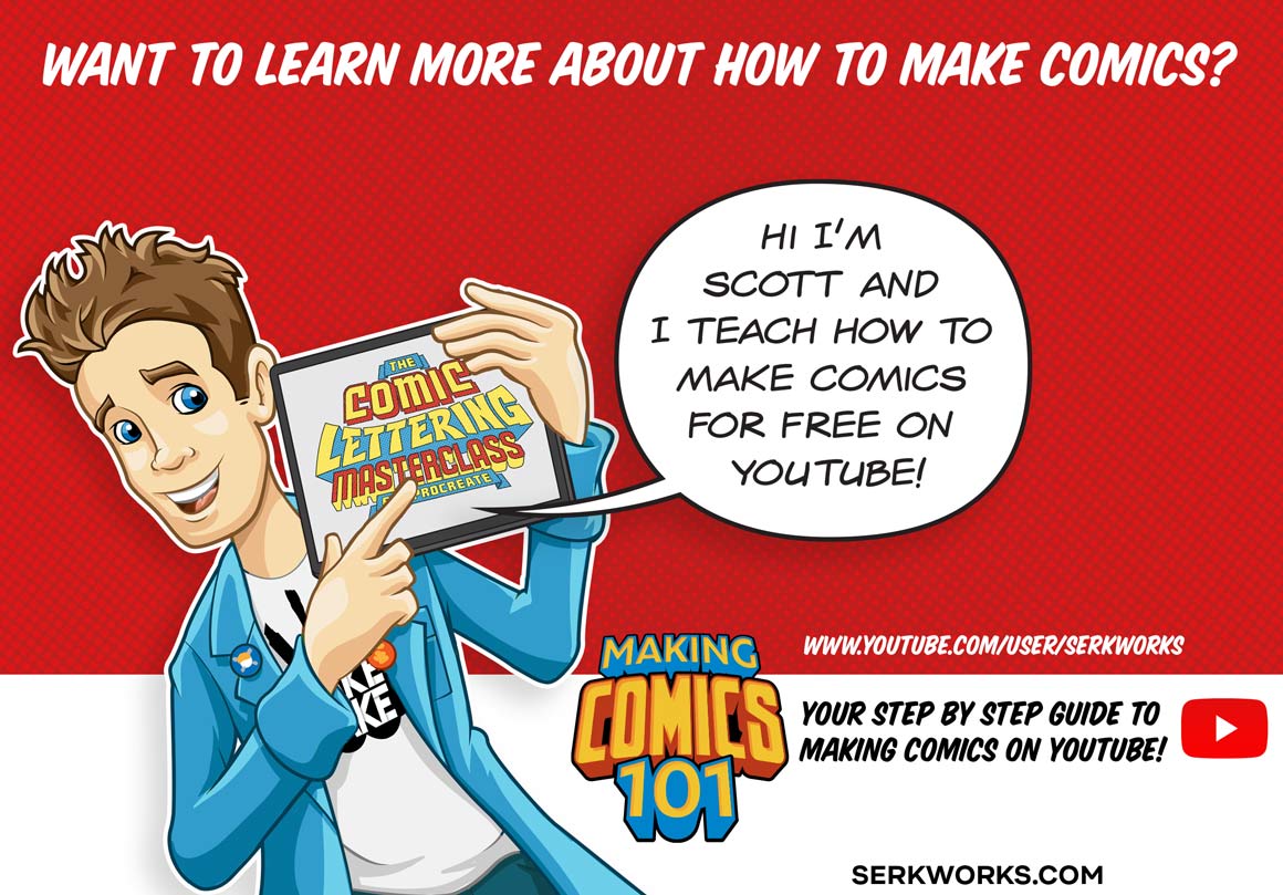 Comic Lettering Masterclass for Procreate | RetroSupply Co.