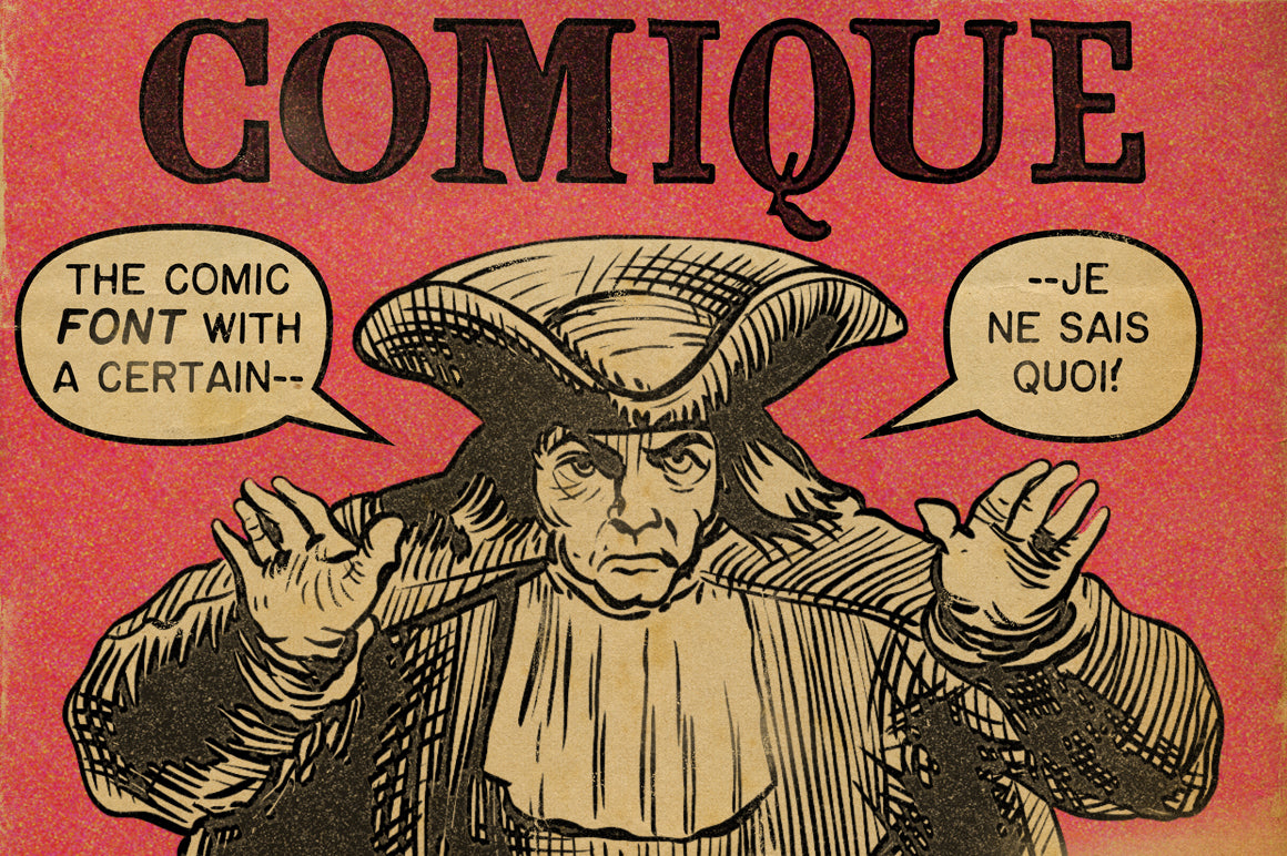 Comique: The Comic Font Inspired by French & Belgian Comics