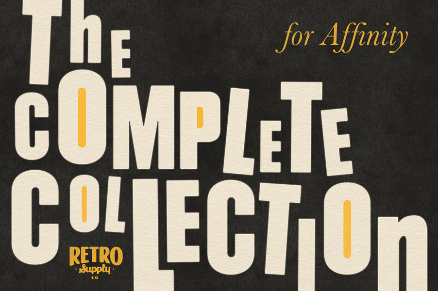 The Complete Collection for Affinity Designer | RetroSupply Co.