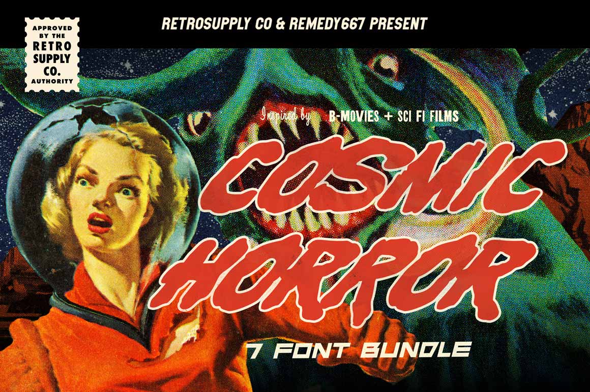 The Horror Font Master Bundle
