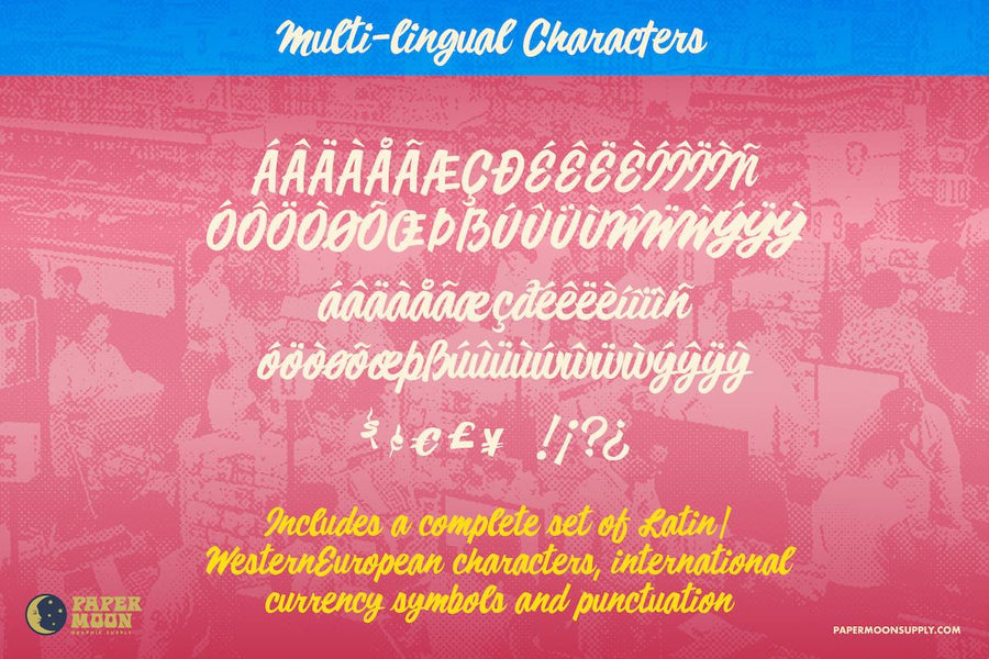 Chevron Script 1950 Doorbuster Script - Authentic Retro 1950s Script Font - RetroSupply Co.