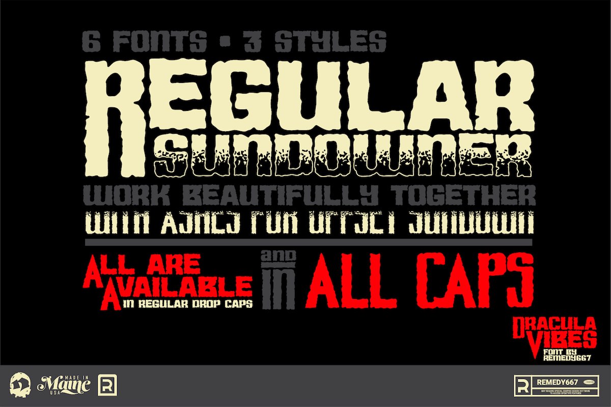 Satanic Panic Font Bundle