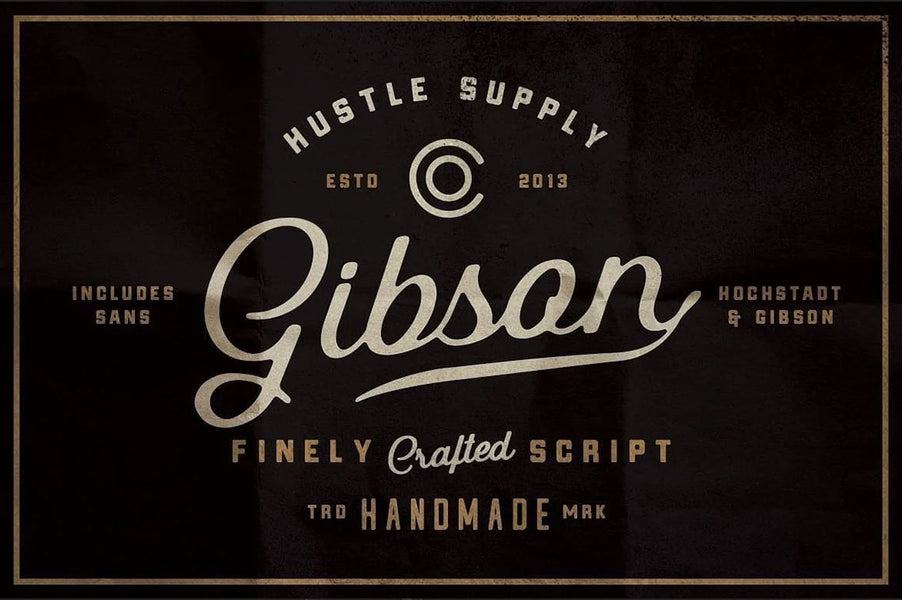 The Ultimate Vintage Script Font Collection | RetroSupply Co.