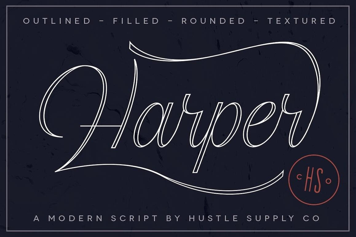 The Ultimate Vintage Script Font Collection | RetroSupply Co.