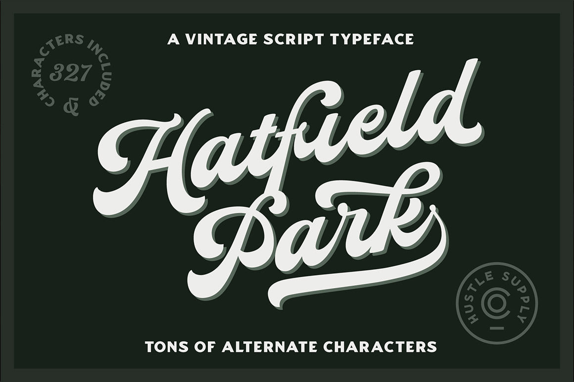 The Ultimate Vintage Script Font Collection | RetroSupply Co.