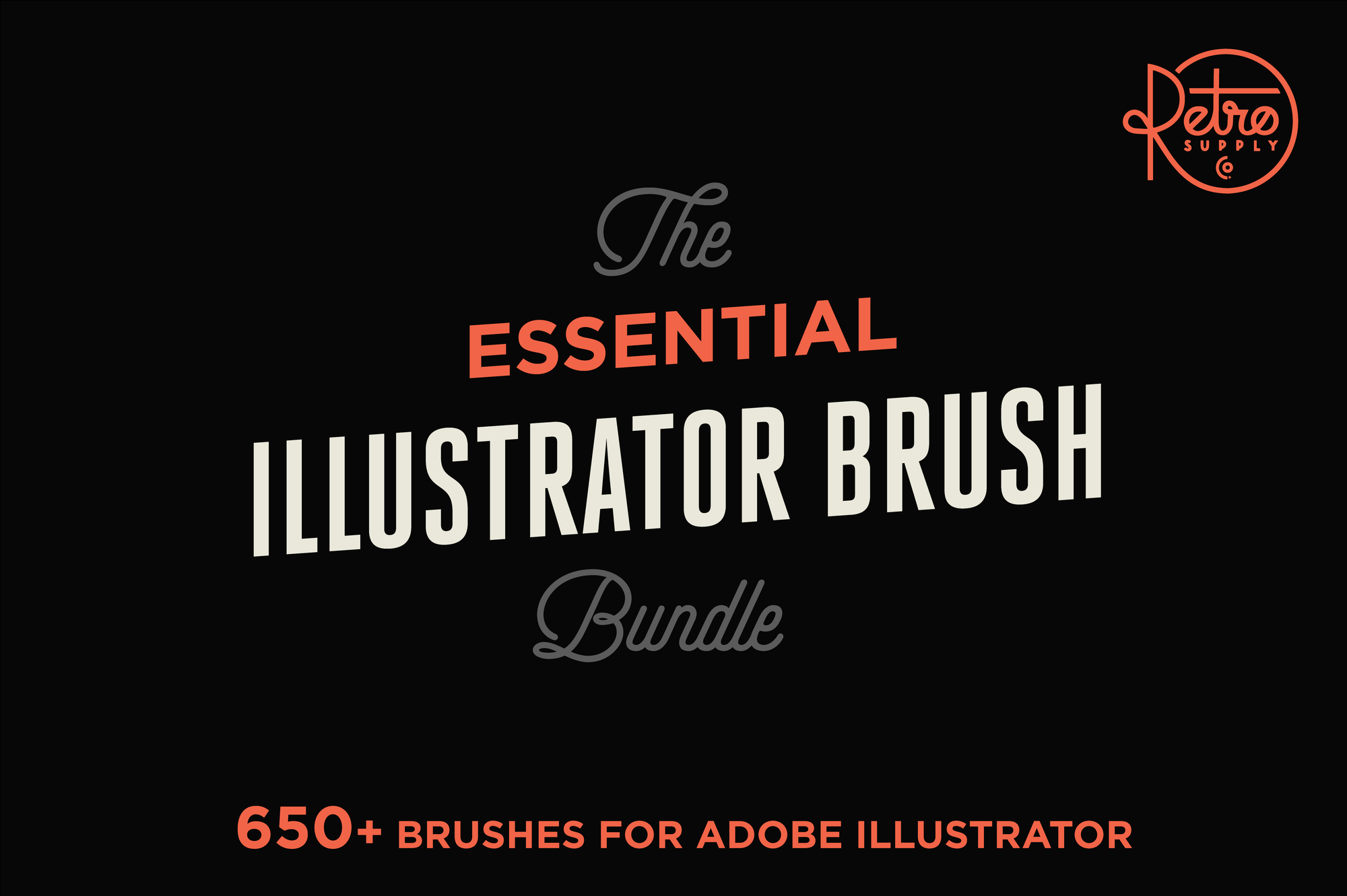 The Essential Illustrator Brush Bundle