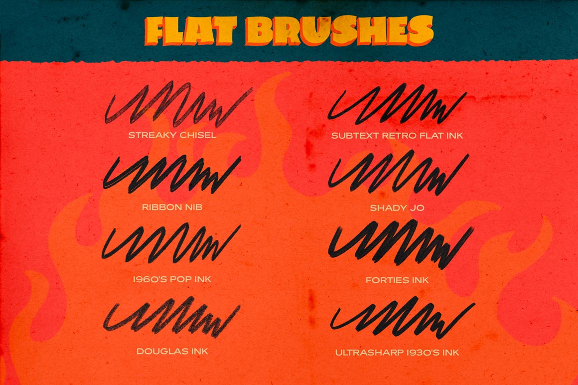 Best Procreate Ink Brushes - Inferno Ink Brush Pack for Illustration ...