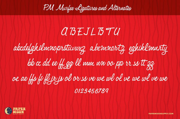 Murfee Mid-Century Script Font - Authentic 1950s Inspired Typeface ...