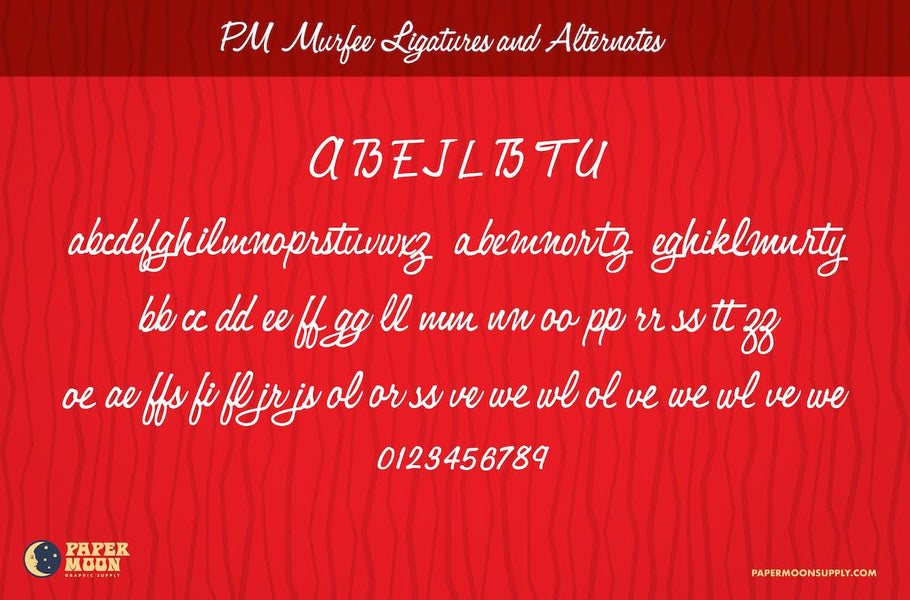 Murfee Mid-Century Script Font - Authentic 1950s Inspired Typeface ...