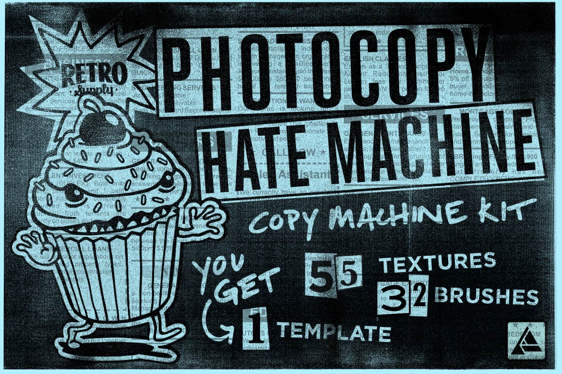 Photocopy Hate Machine for Clip Studio Paint