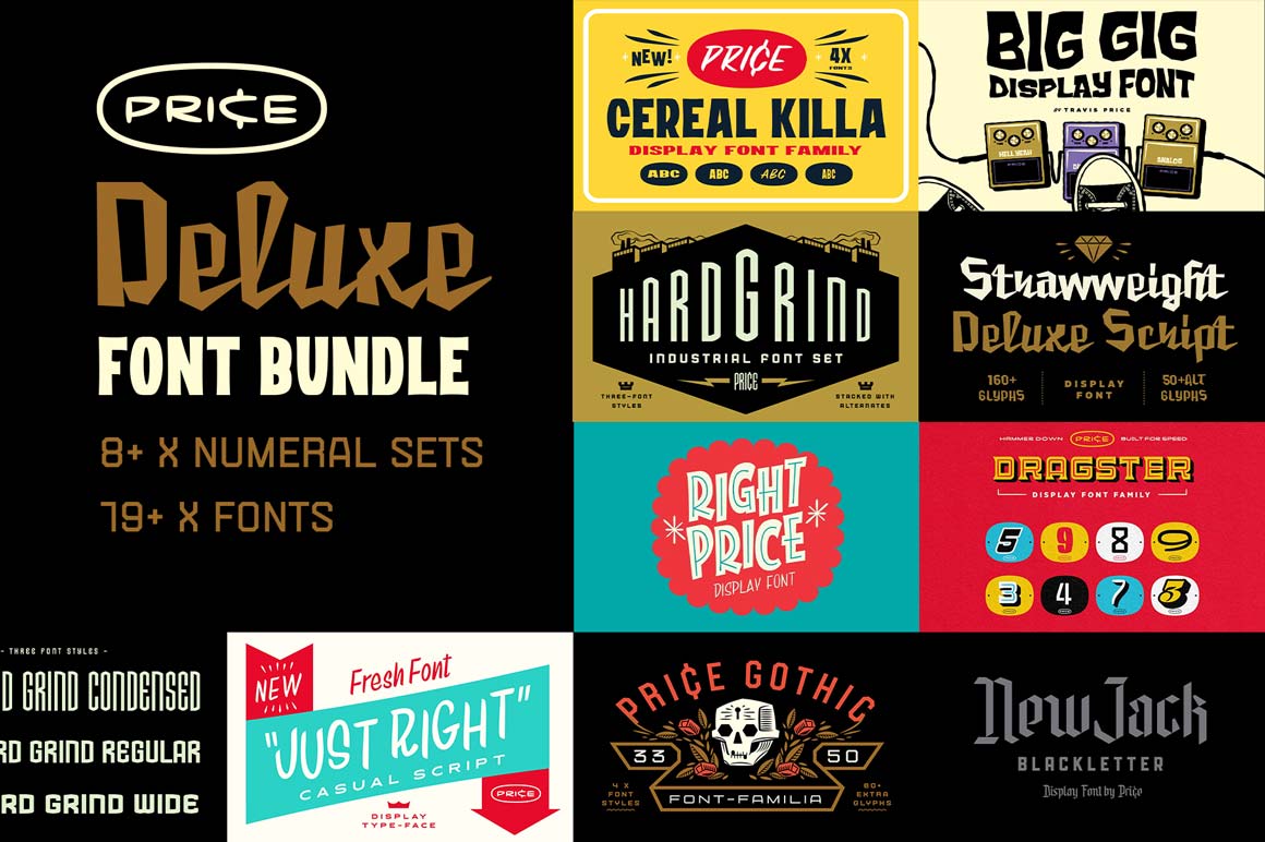 Price Font Bundle