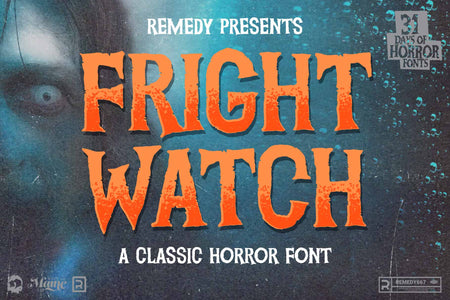 Serifed textured horror font | RetroSupply Co.