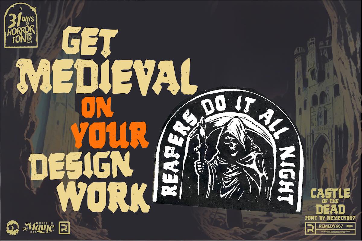 The Typefaces of Terror Collection