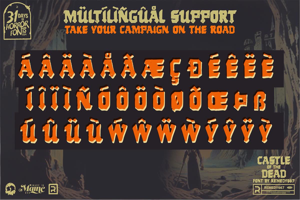 Terror Style The Typefaces of Terror Collection - RetroSupply Co.