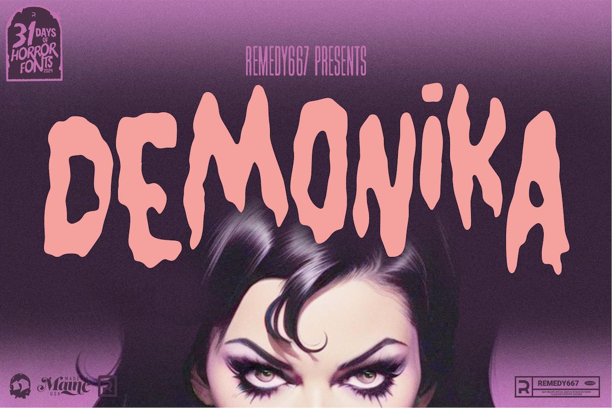 The Typefaces of Terror Collection