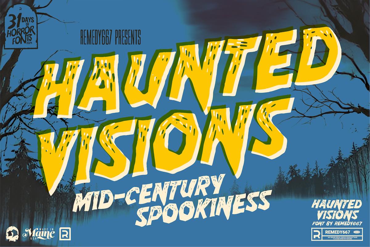 The Typefaces of Terror Collection
