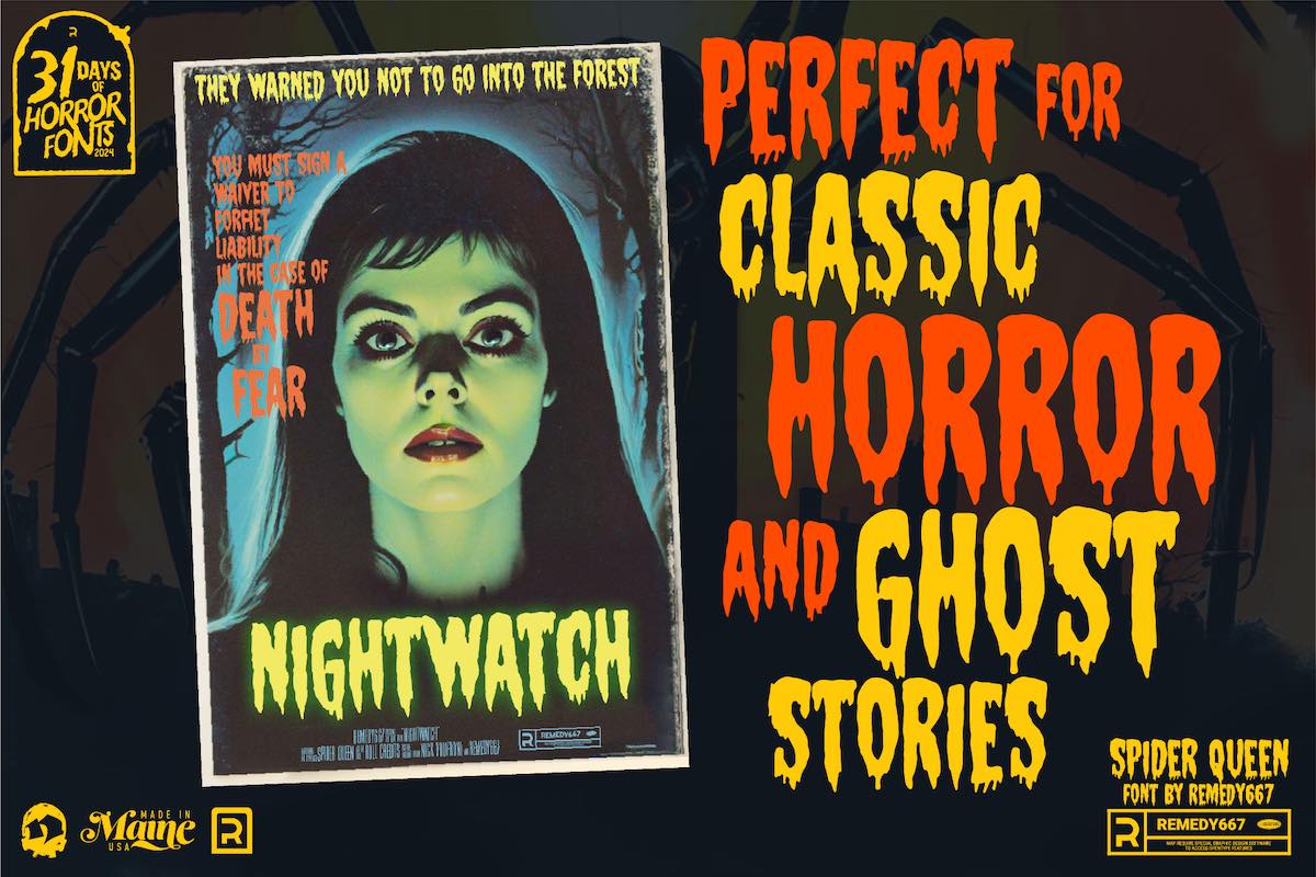 The Typefaces of Terror Collection