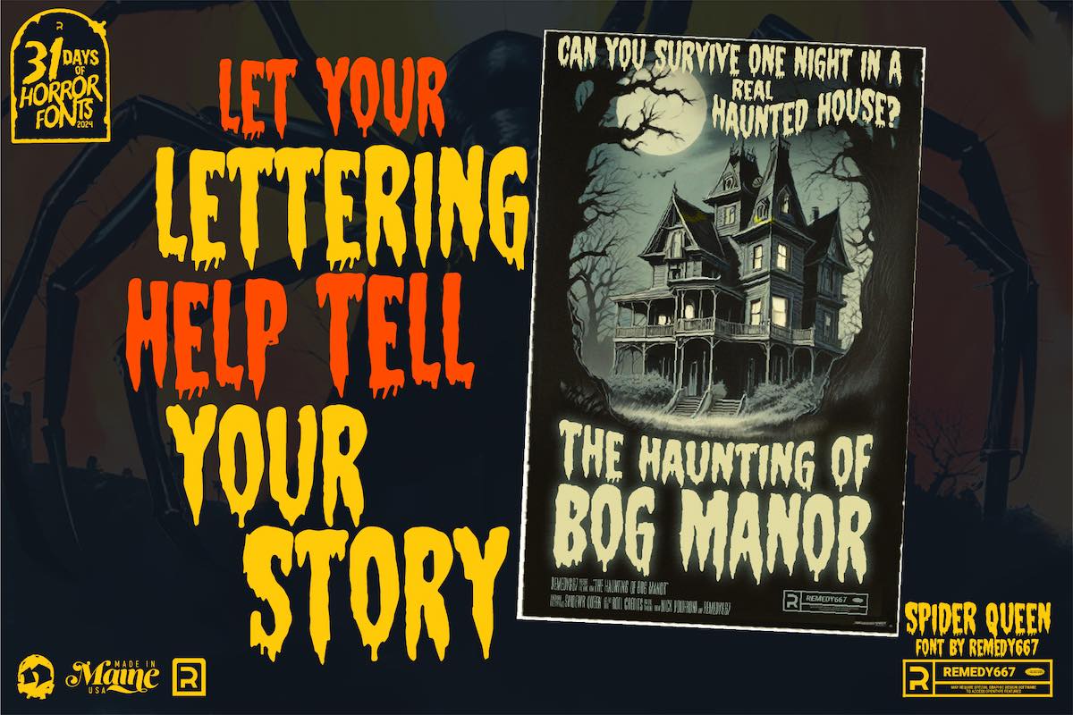 The Typefaces of Terror Collection
