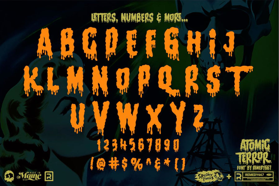 The Atomic Creep Font Bundle | RetroSupply Co.