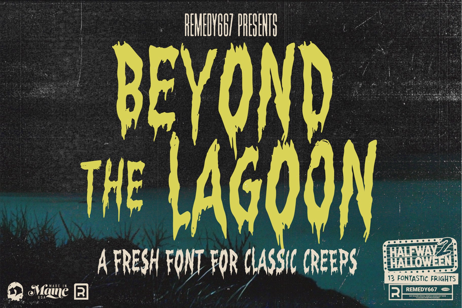 Bikini Bloodshed Horror Font Bundle
