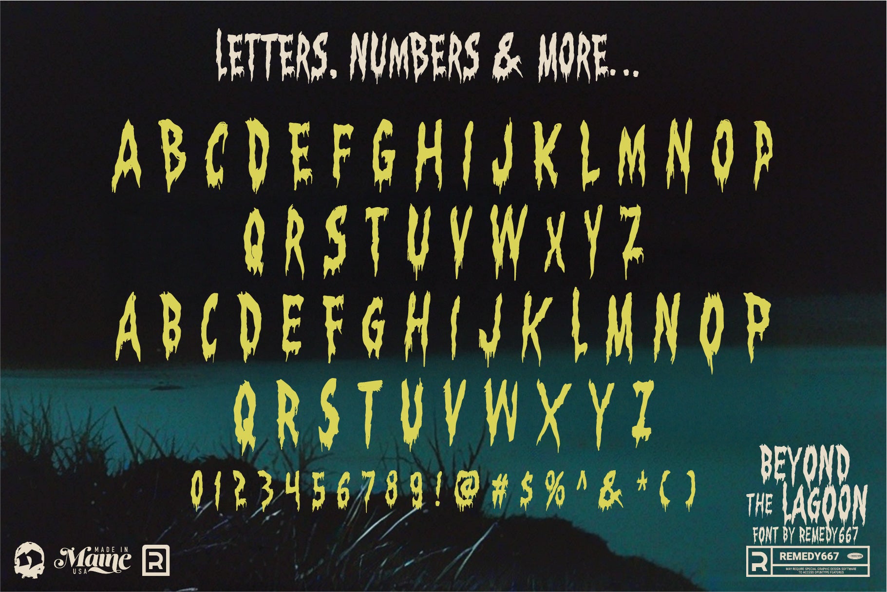 Bikini Bloodshed Horror Font Bundle