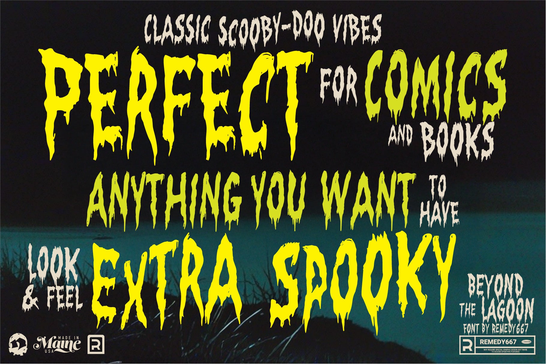 Bikini Bloodshed Horror Font Bundle