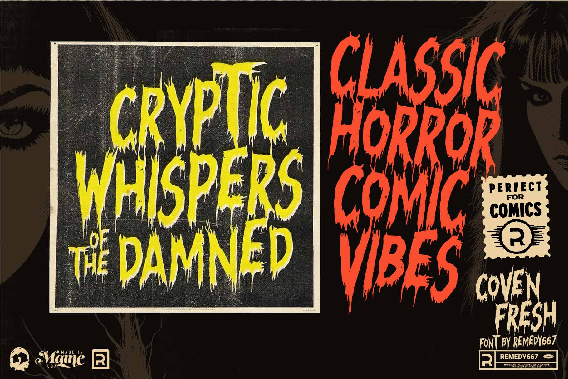 Route 666 Horror Font Bundle