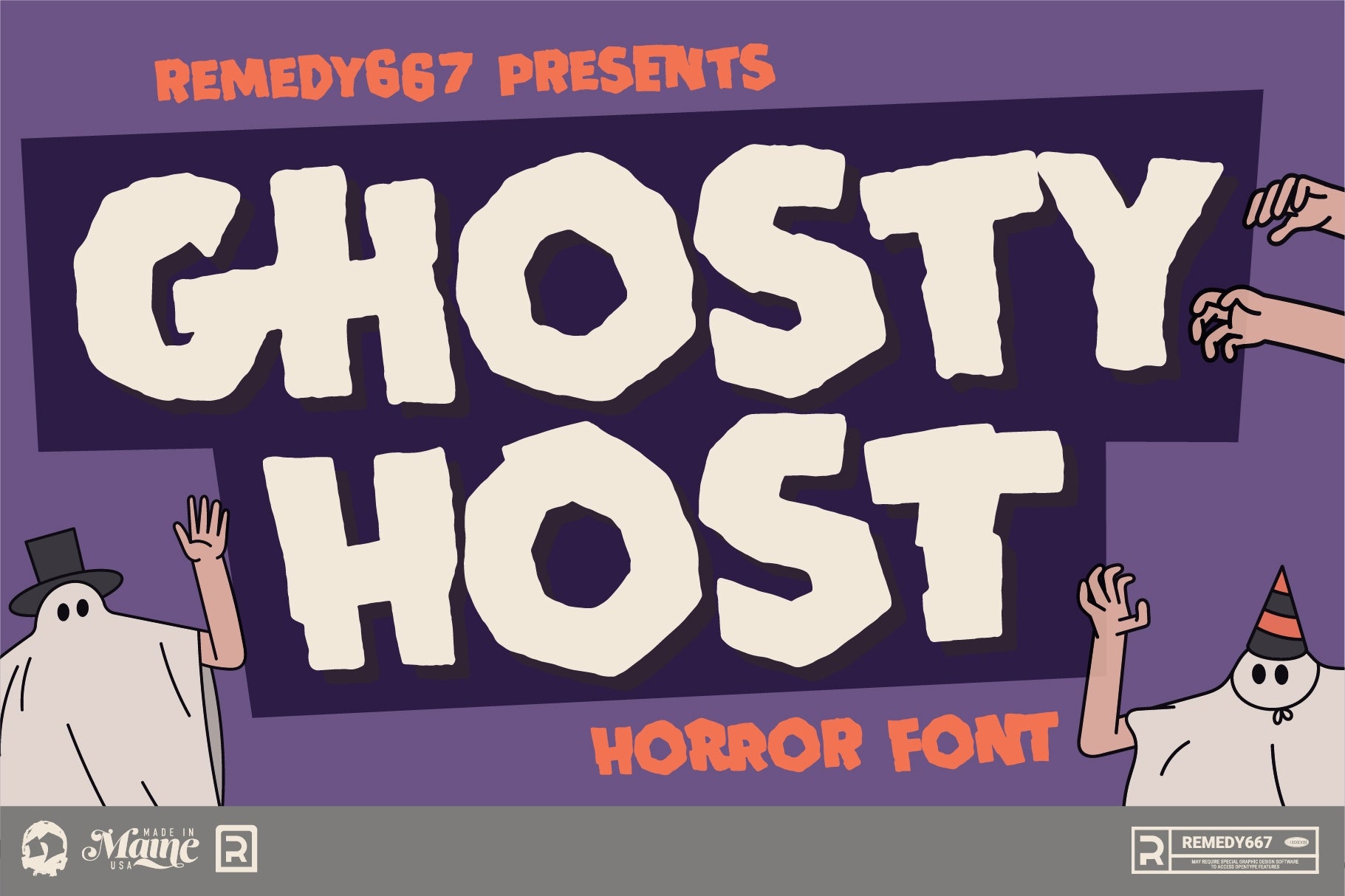 Route 666 Horror Font Bundle