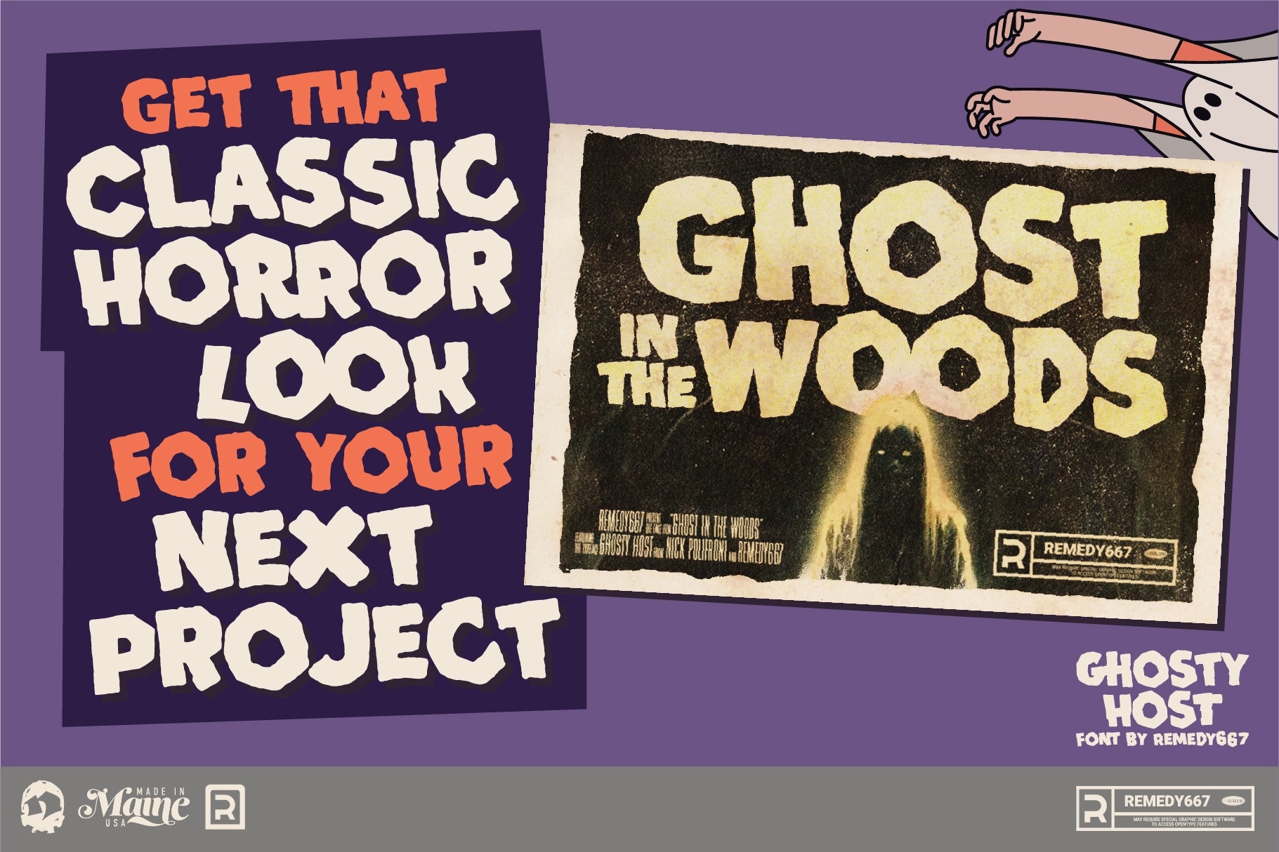 Route 666 Horror Font Bundle