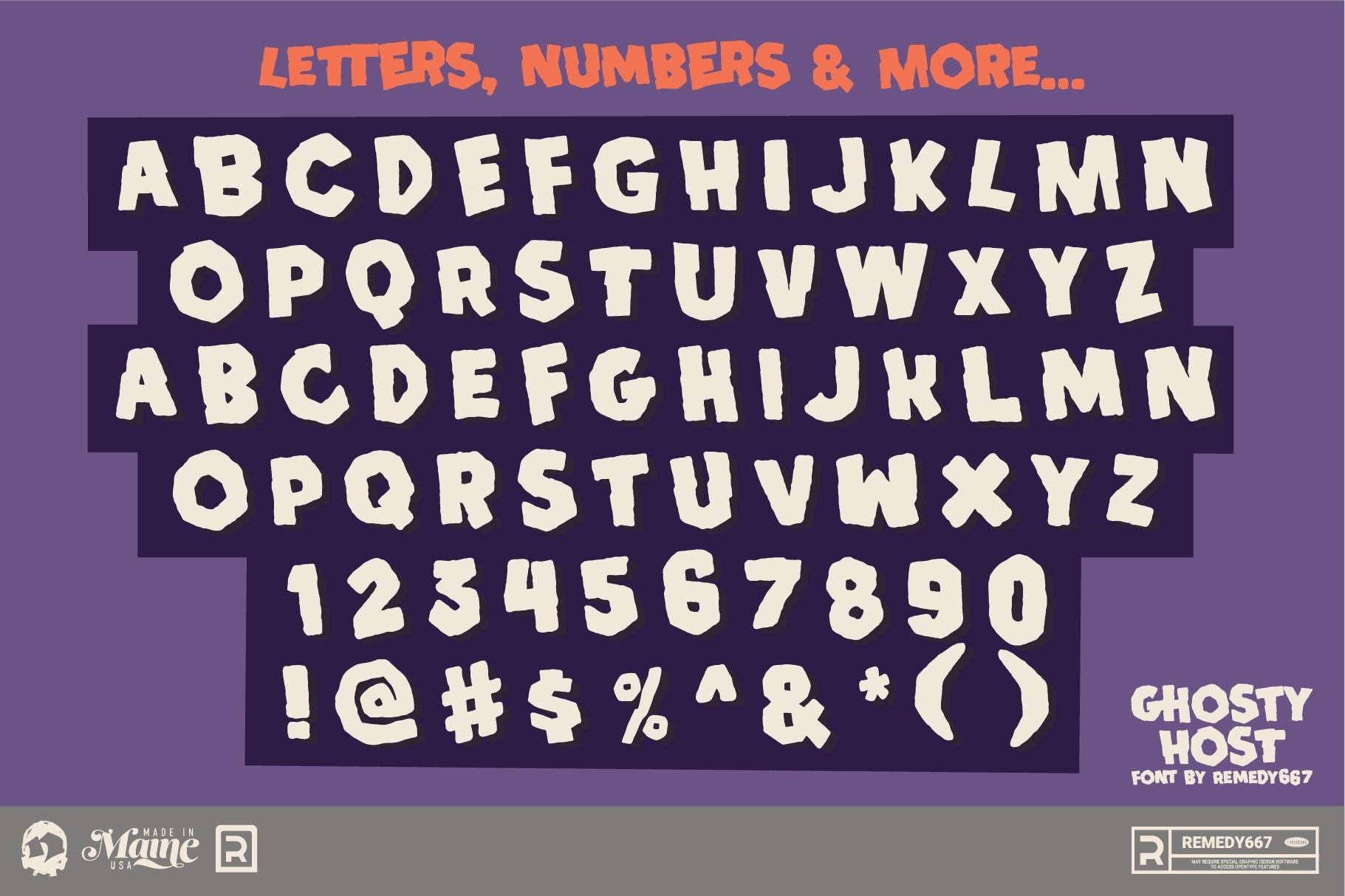 Route 666 Horror Font Bundle