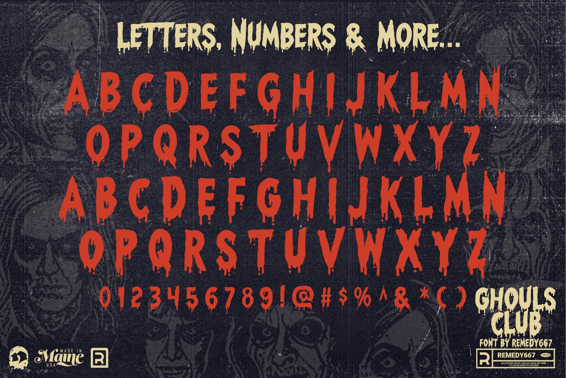Bikini Bloodshed Horror Font Bundle