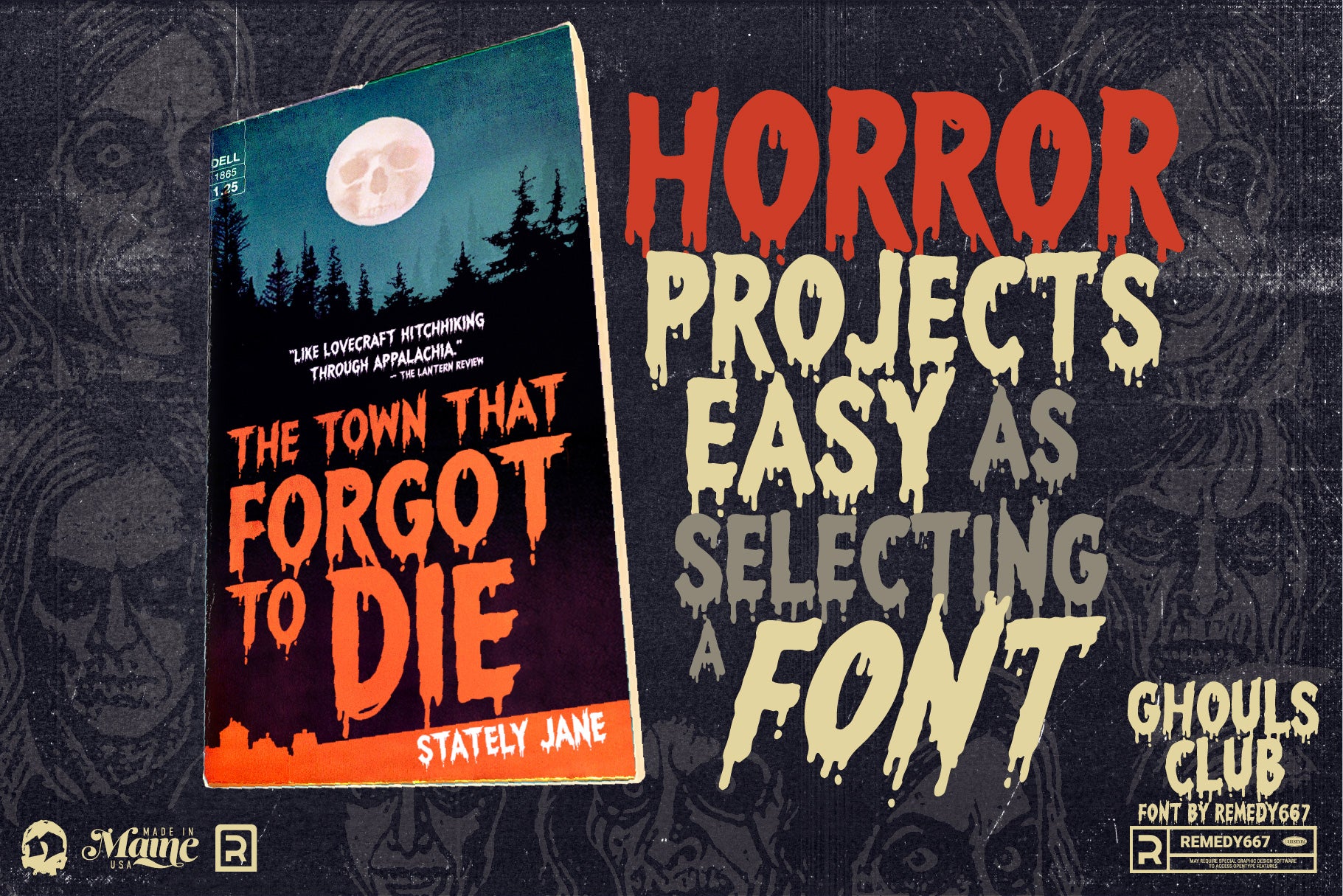Bikini Bloodshed Horror Font Bundle