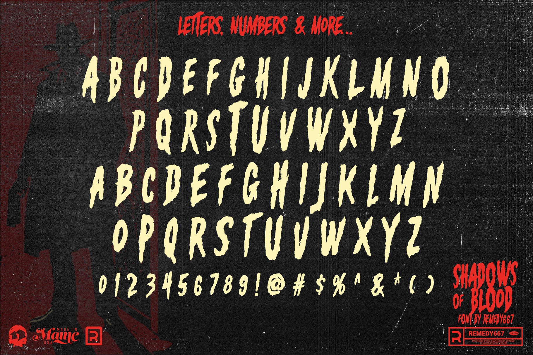 Bikini Bloodshed Horror Font Bundle