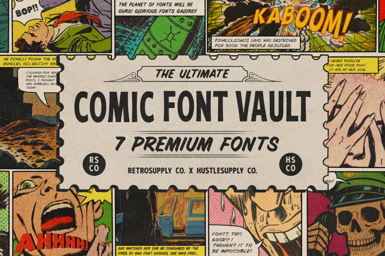 The Ultimate Comic Font Vault