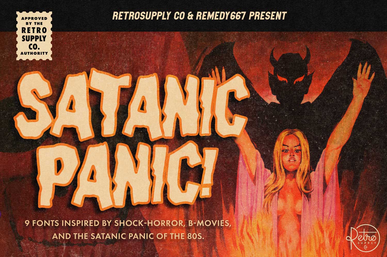 Satanic Panic Font Bundle