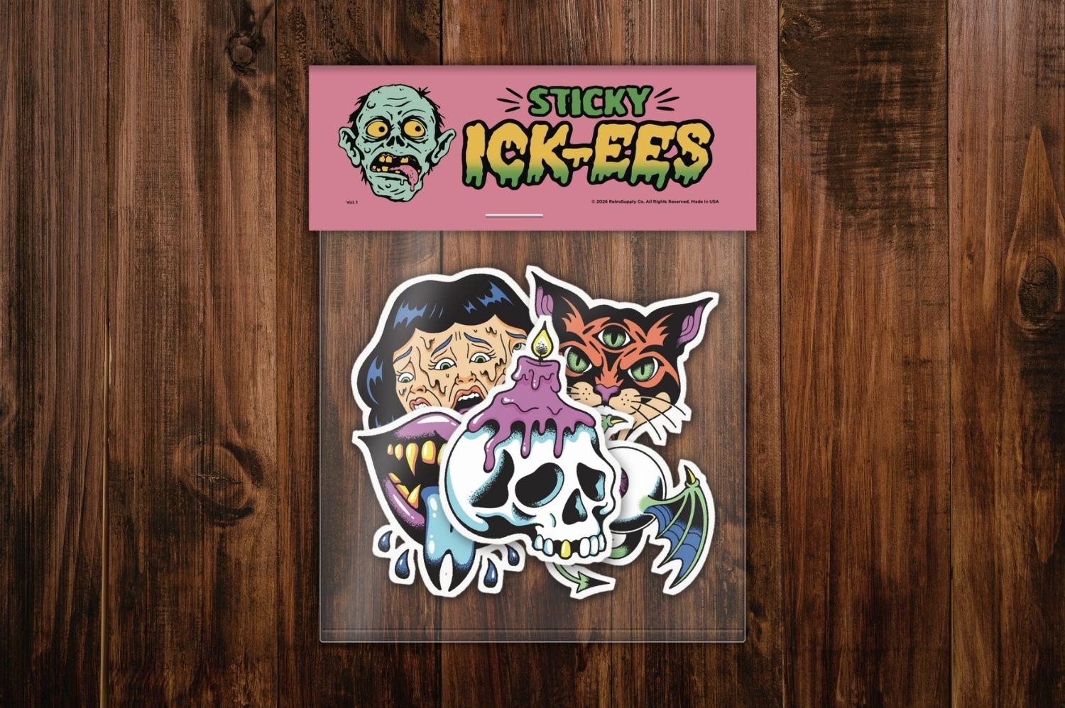 Sticky Ick-ees Vol. 1 Sticker Pack