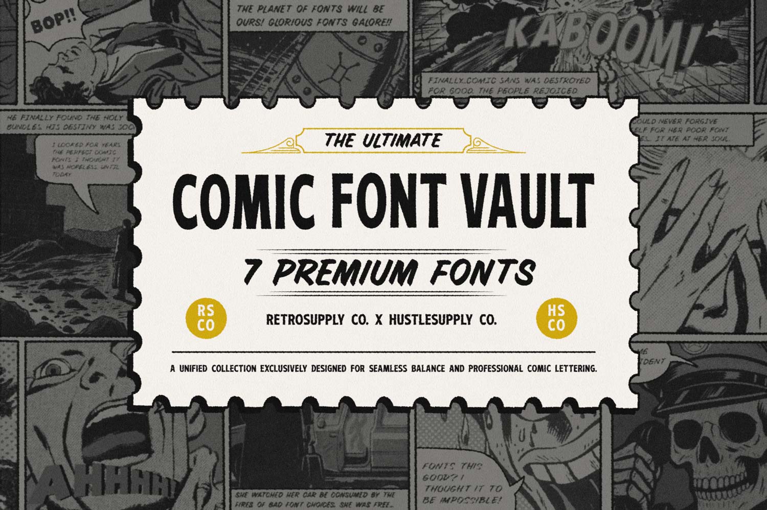 The Ultimate Comic Font Vault