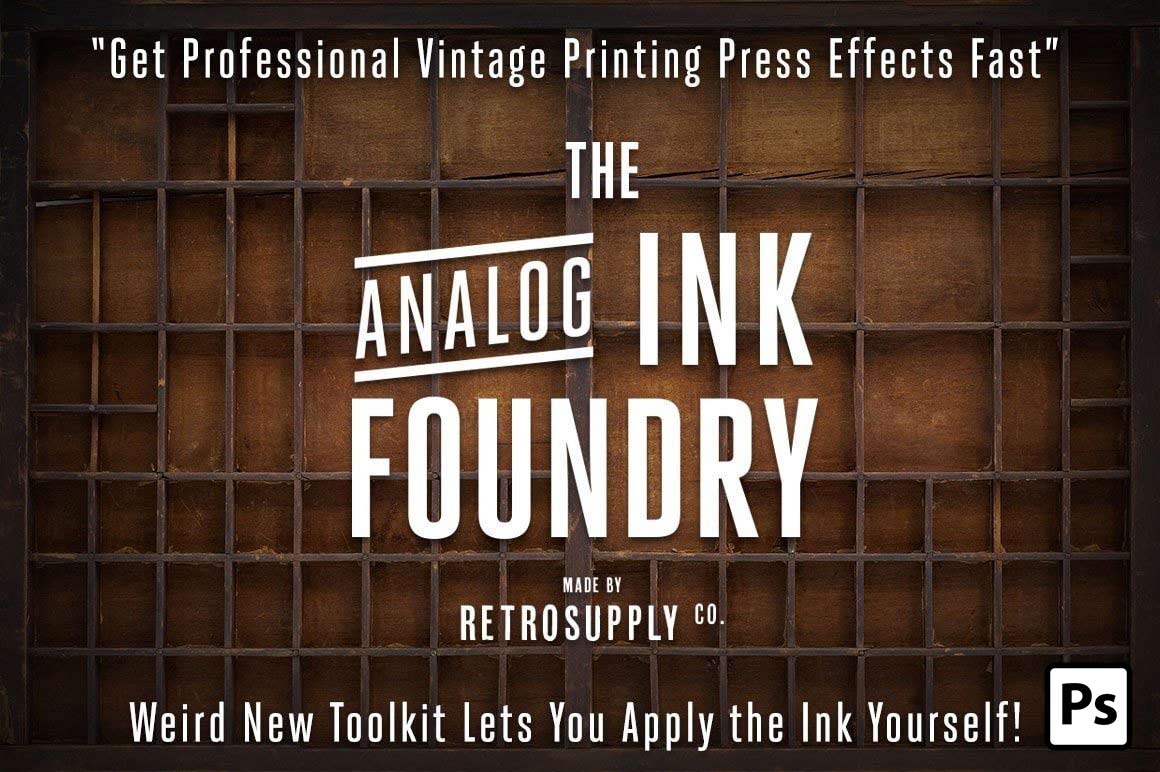 Analog Ink Foundry | Vintage & Grunge Photoshop Brushes, Texture and Templates
